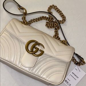 gucci marmont mini white